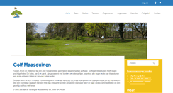 Desktop Screenshot of golfmaasduinen.nl